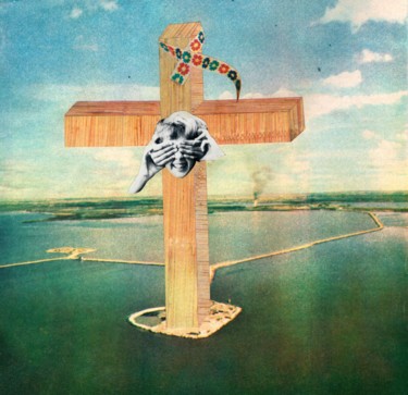 Collages intitulée "009" par Vladimir Abaimov, Œuvre d'art originale, Collages
