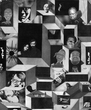 Collages intitolato "This different, dif…" da Vladimir Abaimov, Opera d'arte originale, Collages