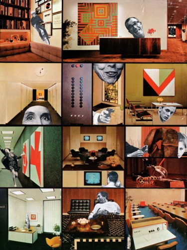 Collages intitolato "11 Numbers. 11 номе…" da Vladimir Abaimov, Opera d'arte originale, Collages