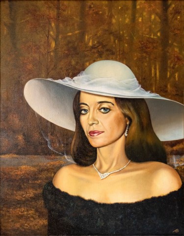 Картина под названием "Portrait of Irina i…" - Владимир Абаимов, Подлинное произведение искусства, Масло