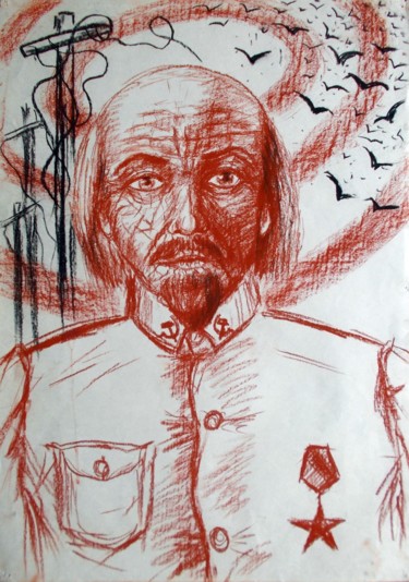 Dessin intitulée "1920" par Vladimir Abaimov, Œuvre d'art originale, Fusain