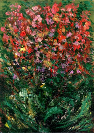 Картина под названием "Autumn Alcojazz. Ос…" - Владимир Абаимов, Подлинное произведение искусства, Масло