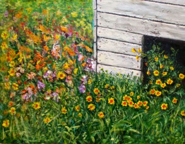 Painting titled "House without a Mas…" by Vladimir Abaimov, Original Artwork, Oil