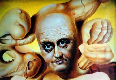 Картина под названием "Fighting Passions -…" - Владимир Абаимов, Подлинное произведение искусства, Масло