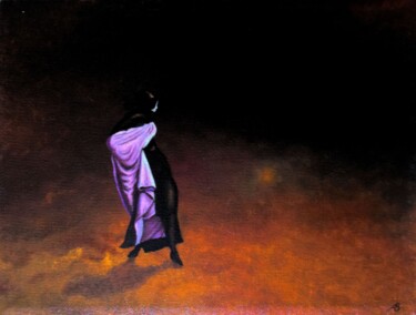 Pintura intitulada "Dancing in the Dark…" por Vladimir Abaimov, Obras de arte originais, Óleo