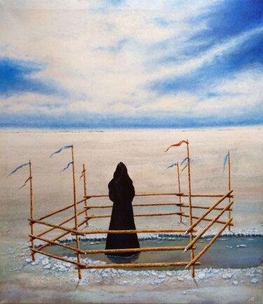 Картина под названием "Serenity in Inner M…" - Владимир Абаимов, Подлинное произведение искусства, Масло
