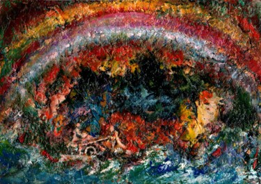 Картина под названием "Finding the Rainbow…" - Владимир Абаимов, Подлинное произведение искусства, Масло