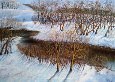 Картина под названием "Prelude to Spring /…" - Владимир Абаимов, Подлинное произведение искусства, Масло