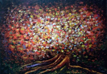 Картина под названием "Carried by the Wind…" - Владимир Абаимов, Подлинное произведение искусства, Масло