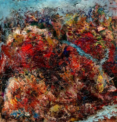 Painting titled "Beyond Nizhny Tagil…" by Vladimir Abaimov, Original Artwork, Oil