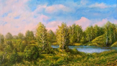 Peinture intitulée "The Seasons. Summer…" par Vladimir Abaimov, Œuvre d'art originale, Huile