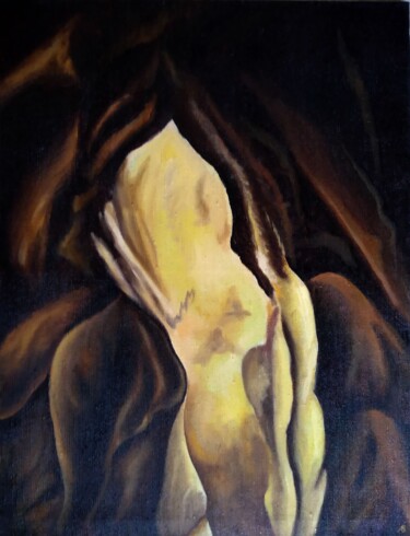 Malerei mit dem Titel "Silence of the Recl…" von Vladimir Abaimov, Original-Kunstwerk, Öl
