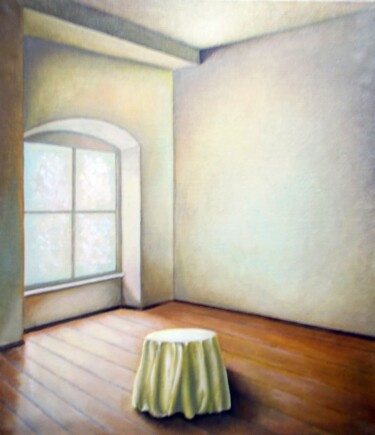 Картина под названием "Pending / В ожидании" - Владимир Абаимов, Подлинное произведение искусства, Масло
