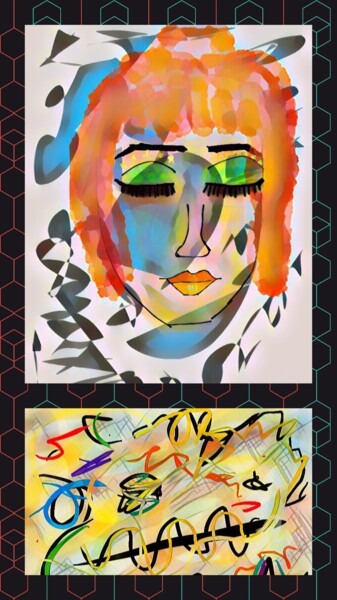 Цифровое искусство под названием "Imaginación" - Axel Frías, Подлинное произведение искусства, Цифровая живопись