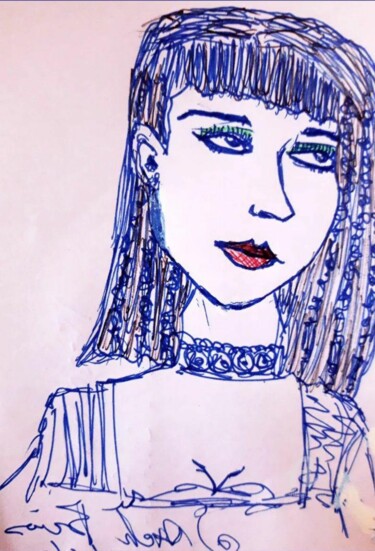 Arts numériques intitulée "Cleopatra" par Axel Frías, Œuvre d'art originale, Peinture numérique