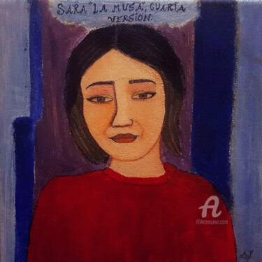 Pintura titulada "Sara "La musa" IV" por Axel Frías, Obra de arte original, Oleo