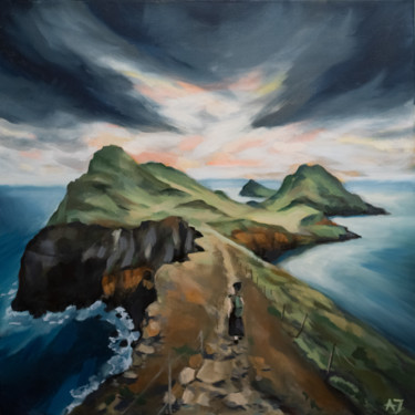 Malarstwo zatytułowany „Blumeninsel Madeira” autorstwa Axel Jung, Oryginalna praca, Olej