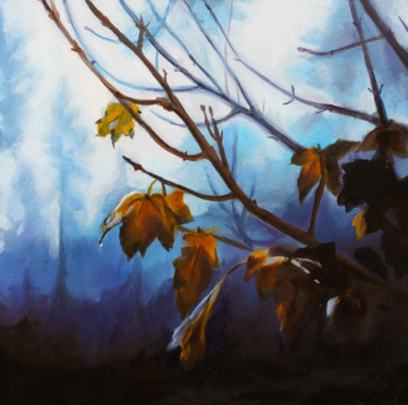 Painting titled "Autum" by Axel Jung, Original Artwork, Oil