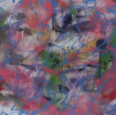Картина под названием "Cosmos" - Axel Van Steenberghe, Подлинное произведение искусства, Рисунок распылителем краски Установ…