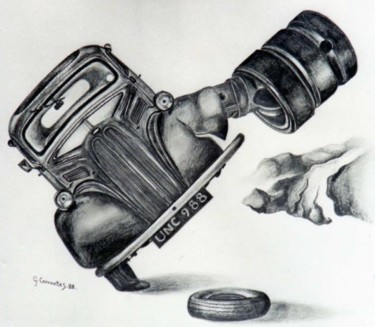 Drawing titled "Socket Study." by Geoffrey Cervantes/Axis, Original Artwork, Other