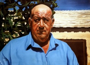 Painting titled "'TITO' Antonio." by Geoffrey Cervantes/Axis, Original Artwork, Oil