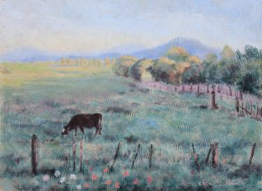 Malerei mit dem Titel "Homestead" von Ayasophie, Original-Kunstwerk, Acryl