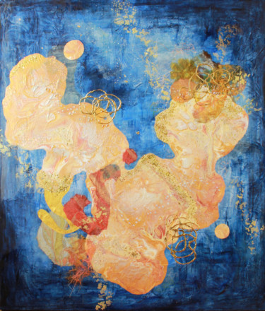 Malerei mit dem Titel "Treasure" von Ayasophie, Original-Kunstwerk, Acryl Auf Holzplatte montiert