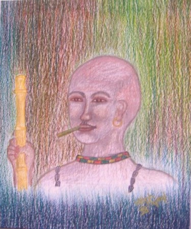 Painting titled "La Perte De L'innoc…" by Ayayi Hillah, Original Artwork