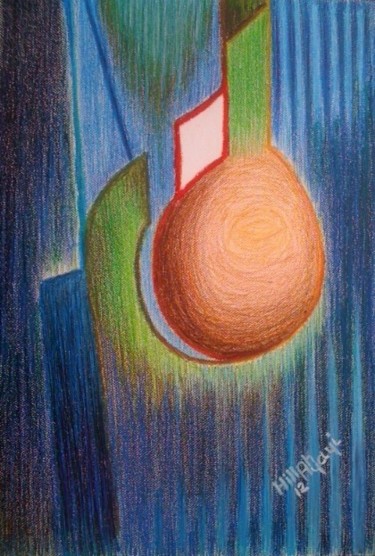 Peinture intitulée "L'assoiffé" par Ayayi Hillah, Œuvre d'art originale