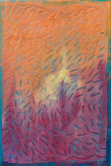 Peinture intitulée "Rêverie" par Ayel, Œuvre d'art originale, Huile