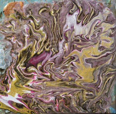 Картина под названием "Mise en scènes onér…" - Ayel, Подлинное произведение искусства, Акрил Установлен на Деревянная рама д…