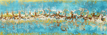 Painting titled "Avatar" by Ayel, Original Artwork, Acrylic Mounted on Wood Stretcher frame