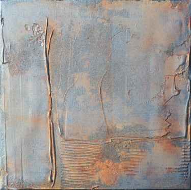 Peinture intitulée "Trace restante n°2" par Ayel, Œuvre d'art originale, Acrylique Monté sur Châssis en bois