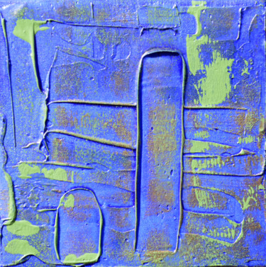 Картина под названием "Passage étroit" - Ayel, Подлинное произведение искусства, Акрил Установлен на Деревянная рама для нос…