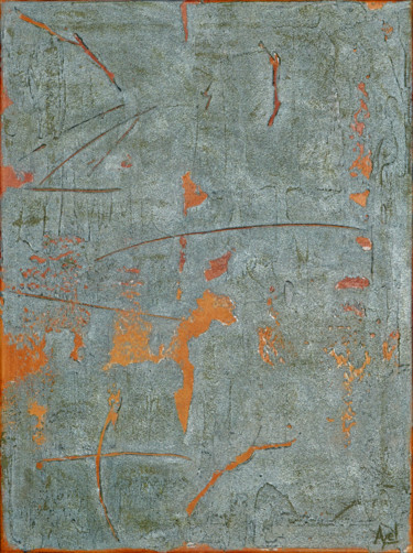 Pintura intitulada "Scarifications colo…" por Ayel, Obras de arte originais, Acrílico Montado em Armação em madeira