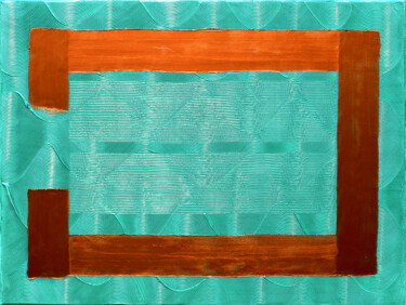 Peinture intitulée "Tentative d'enclave" par Ayel, Œuvre d'art originale, Acrylique Monté sur Châssis en bois