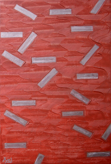 Картина под названием "Evasion" - Ayel, Подлинное произведение искусства, Акрил Установлен на Деревянная рама для носилок