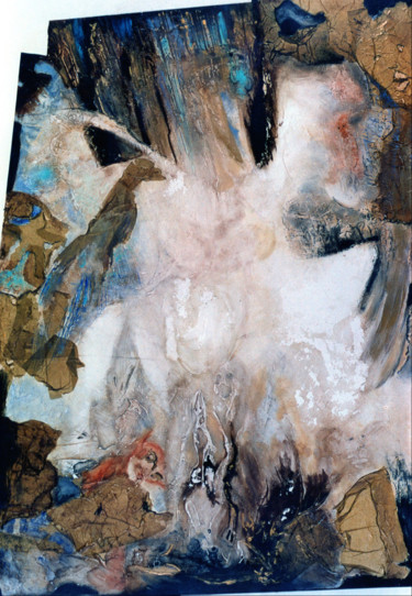 Peinture intitulée "La Métamorphose" par Ayel, Œuvre d'art originale, Huile