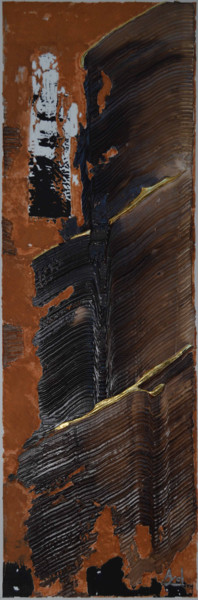 Malerei mit dem Titel "Fin de série" von Ayel, Original-Kunstwerk, Öl