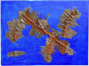 Pittura intitolato "Somewhere" da Ayel, Opera d'arte originale, Olio Montato su Telaio per barella in legno