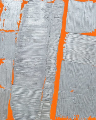 Peinture intitulée "Nouveaux matériaux" par Ayel, Œuvre d'art originale, Huile Monté sur Châssis en bois