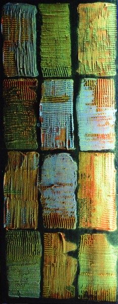 Malerei mit dem Titel "Douze possibilités…" von Ayel, Original-Kunstwerk, Acryl