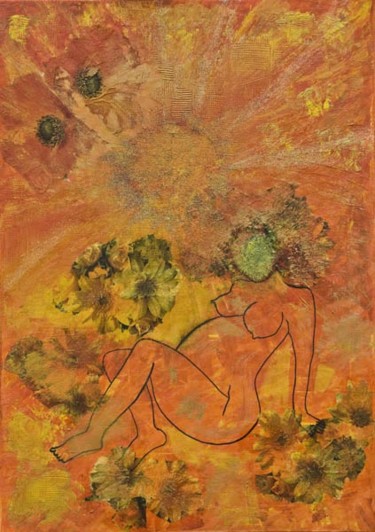 Painting titled "plénitude" by Ayla, Original Artwork