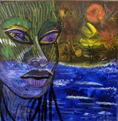 Painting titled "exil" by Ayla, Original Artwork