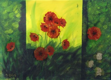 Painting titled "printemps" by Ayla, Original Artwork