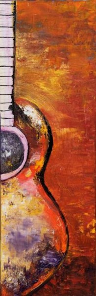 Painting titled "flamenco" by Ayla, Original Artwork