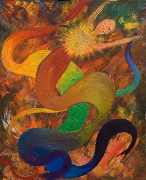 Painting titled "libre" by Ayla, Original Artwork