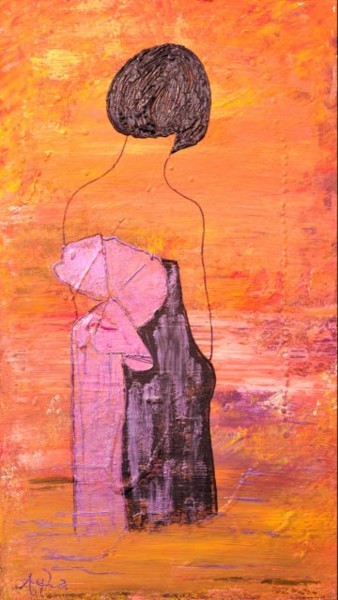 Peinture intitulée "rêverie" par Ayla, Œuvre d'art originale