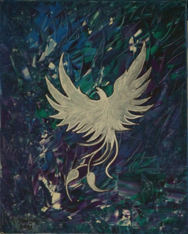 Peinture intitulée "liberté" par Ayla, Œuvre d'art originale, Acrylique