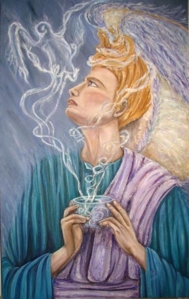 Pintura titulada "Aire Celeste" por Ayli, Obra de arte original, Oleo